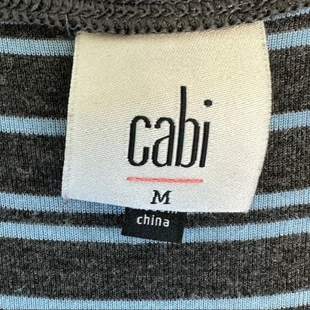 CAbi 5796 Striped Maxi Dress Sleeveless Casual Summer Tank‎ Dress Size Med
